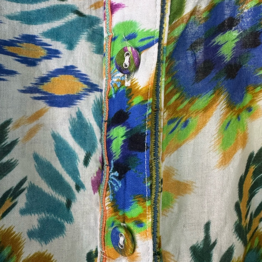 Johnny Was Workshop Vibrant Floral Blouse - Picture 4 of 6